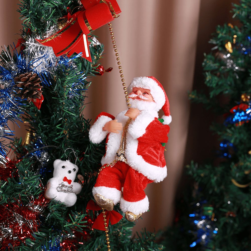 JollySanta Hangende Kerstdecoratie – Sfeervolle Kerstman voor Binnen-mezamstore.nl