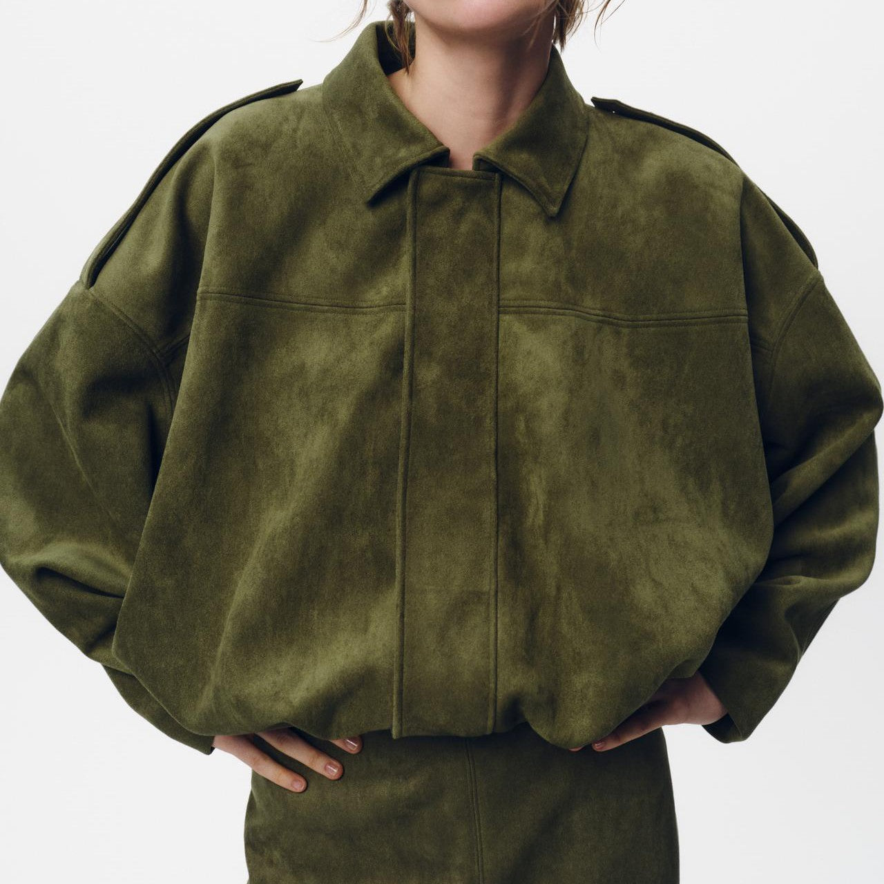 Oversized Sherpa Bomber – Casual Damesjas met Modieuze Pasvorm