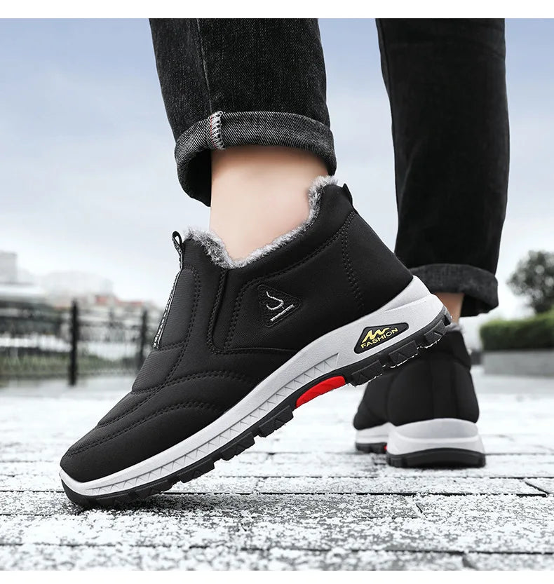 Unisex Winter Instappers – Warme Antislip Sneakers met Bontvoering
