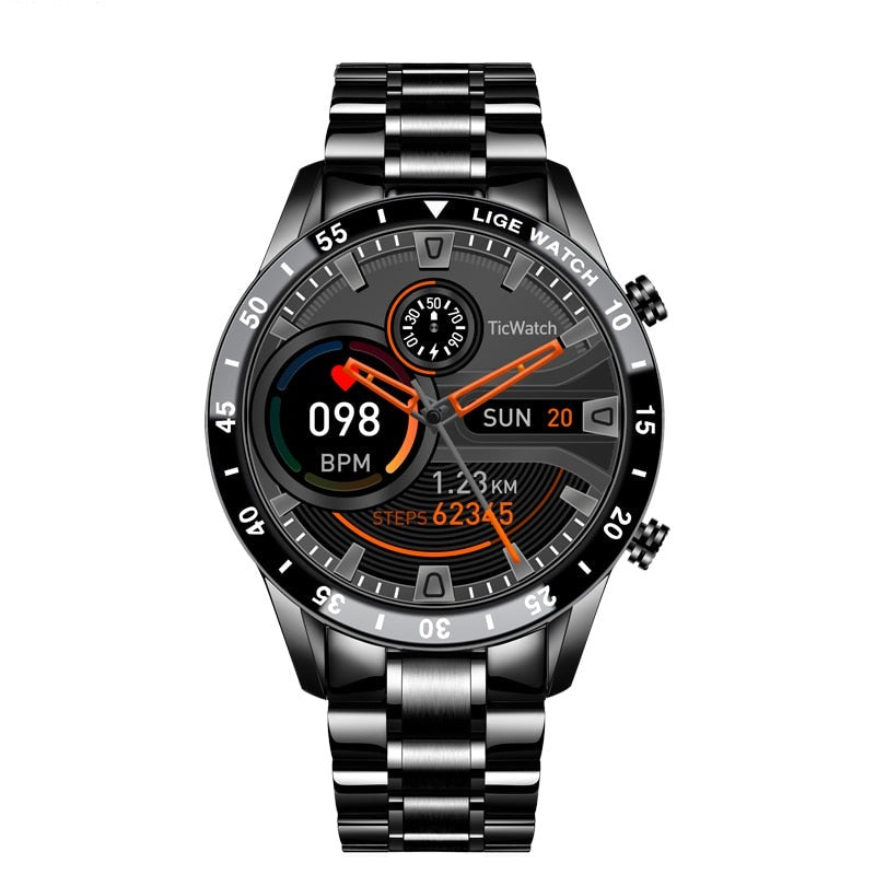 Smartwatch voor Mannen | Multisport & Gezondheidstracker | Bluetooth Bellen