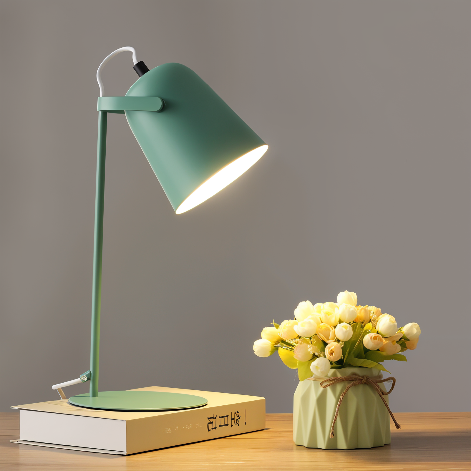Minimalistische LED Tafellamp – Moderne Bureaulamp voor Sfeer & Werk