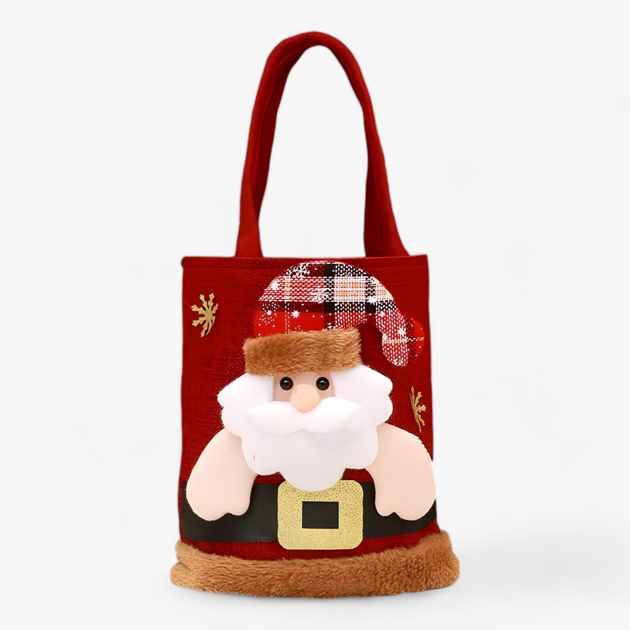 Kerst Cadeautasje met 3D-Figuur – Feestelijke Gift Bag voor December