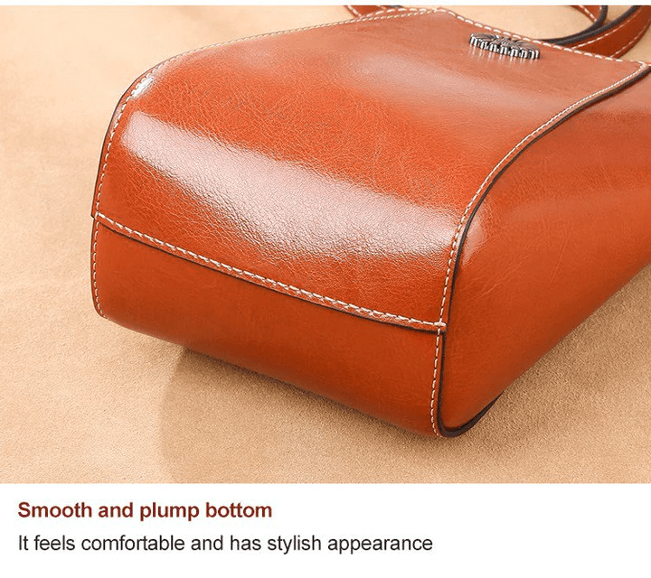 Stijlvolle Retro Leren Crossbody Schoudertas