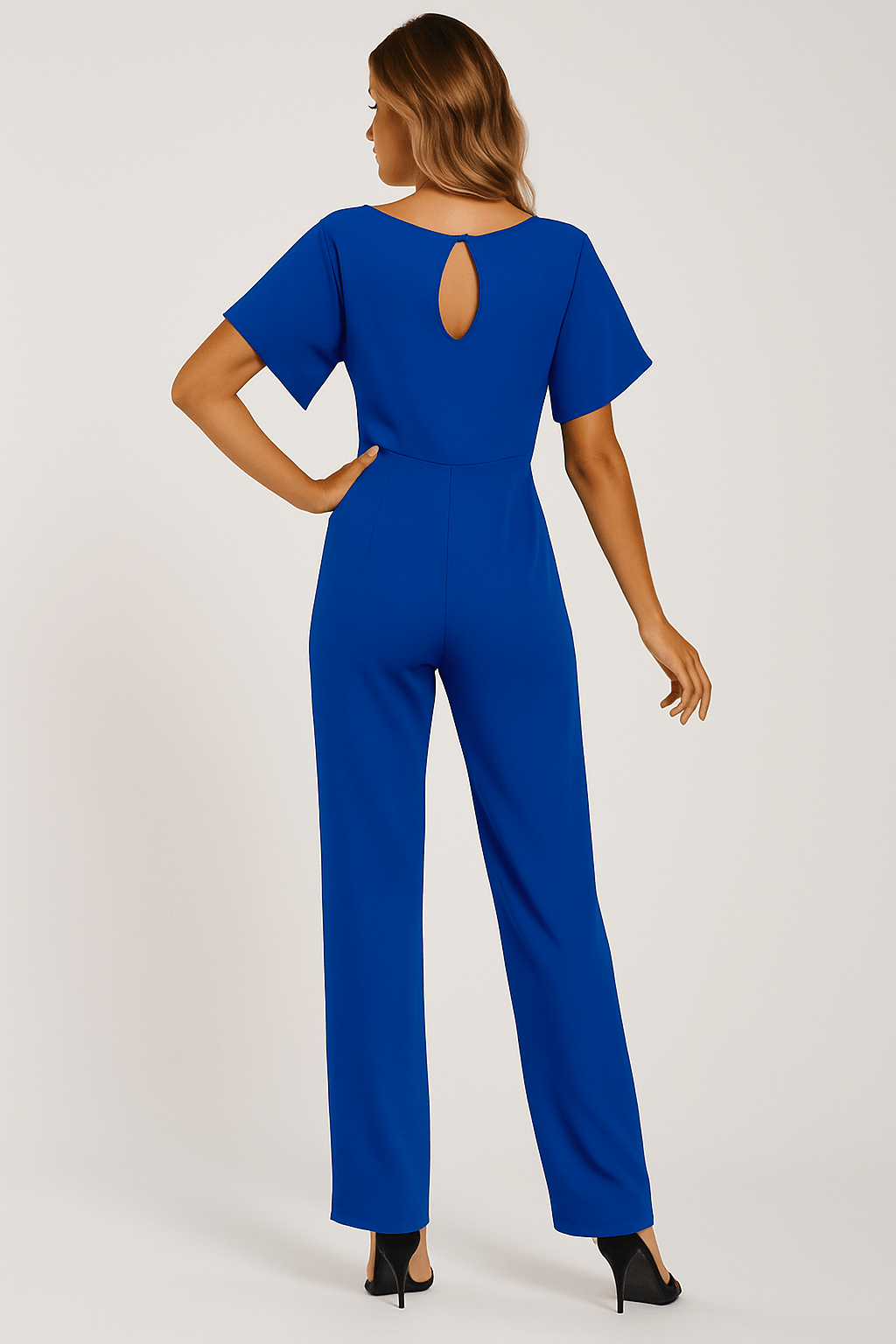 Jumpsuit met Verstelbare Tailleband en Elegante Pasvorm