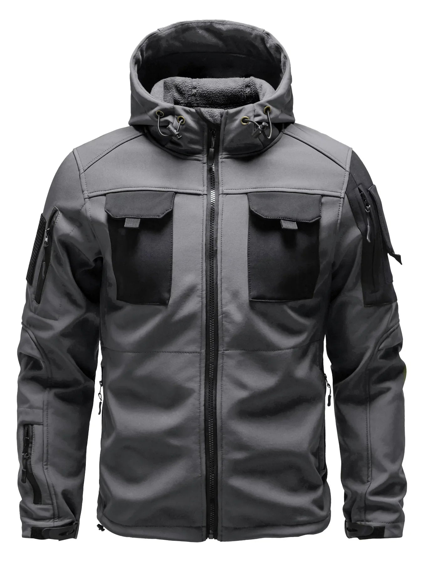 Heren Tactical Outdoor Jas – Functionele Jas met Capuchon en Zakken