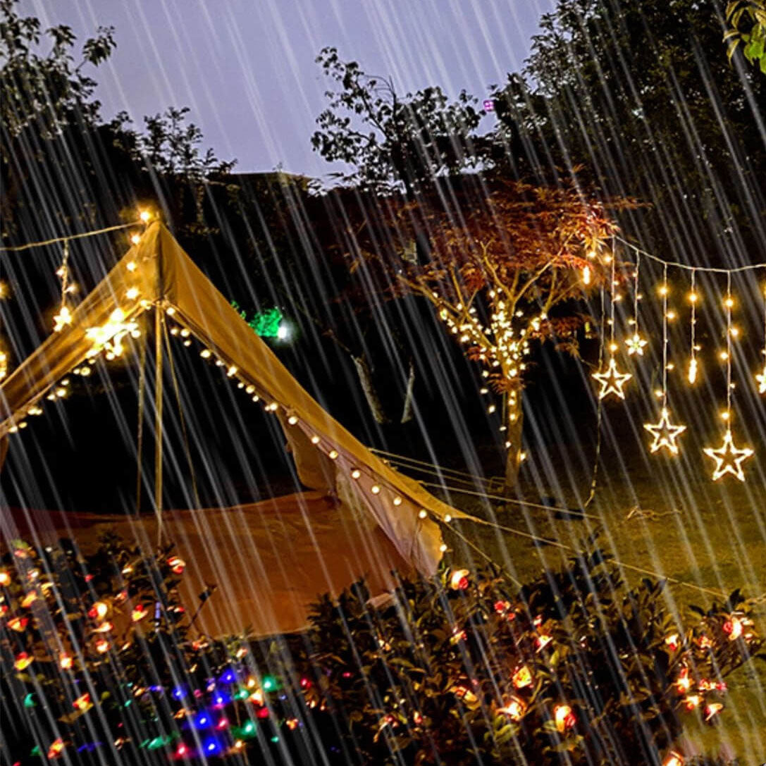 Maan & Sterren LED Lichtslinger – Buitenverlichting met Warm Licht