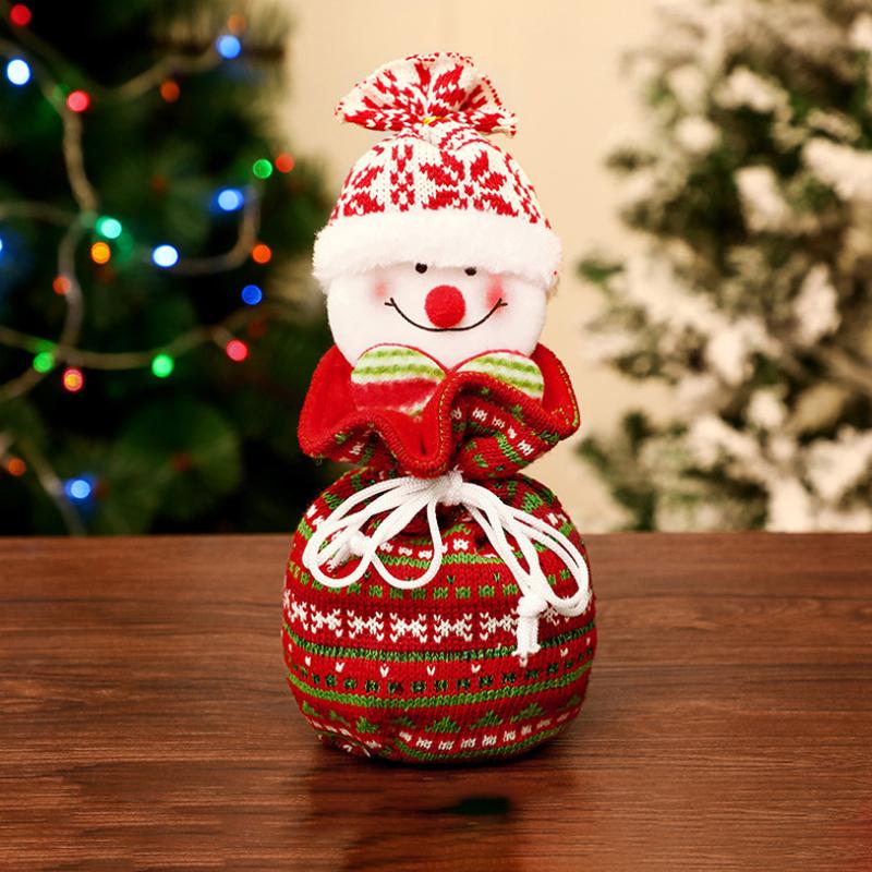 Kerst Gift Bag – Decoratieve Cadeautas Sneeuwman/Rendier/Kerstman