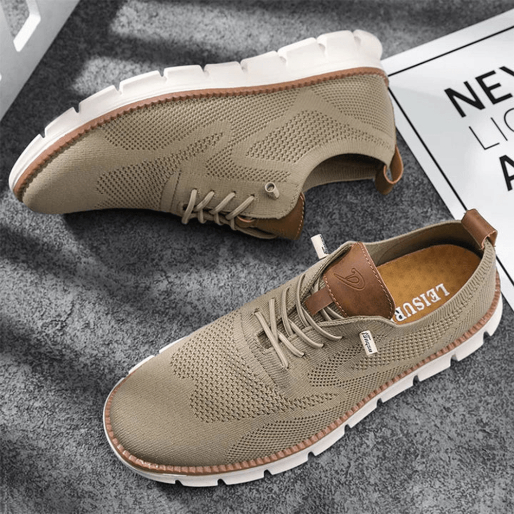 Ultracomfortabele Ademende Herenschoenen met Memory Foam