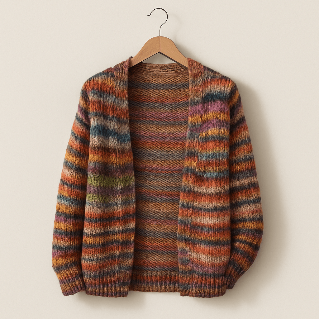 Meer Kleurige Gebreide Vest: Warm en Stijlvol