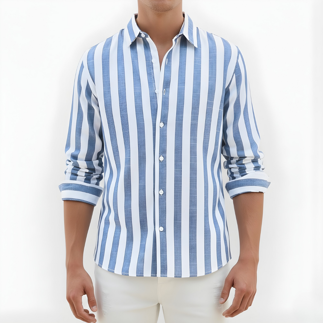 Heren Gestreept Overhemd – Casual & Tijdloos Design