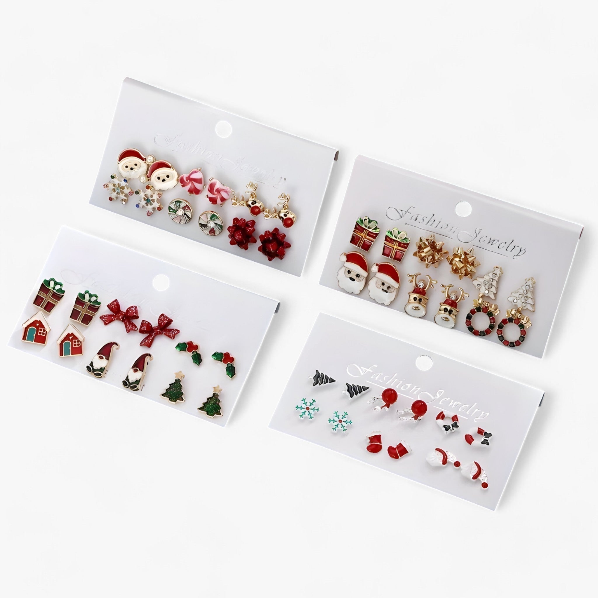 Kerst Oorbellen Set – Feestelijke Dames Sieraden in Diverse Designs