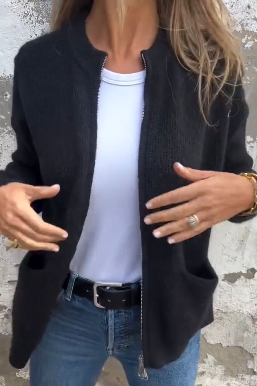 Oversized Gebreid Vest voor Dames – Zacht en Comfortabel Herfstvest