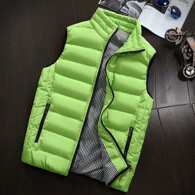 Heren Gewatteerde Bodywarmer – Licht & Comfortabel Mouwloos Vest