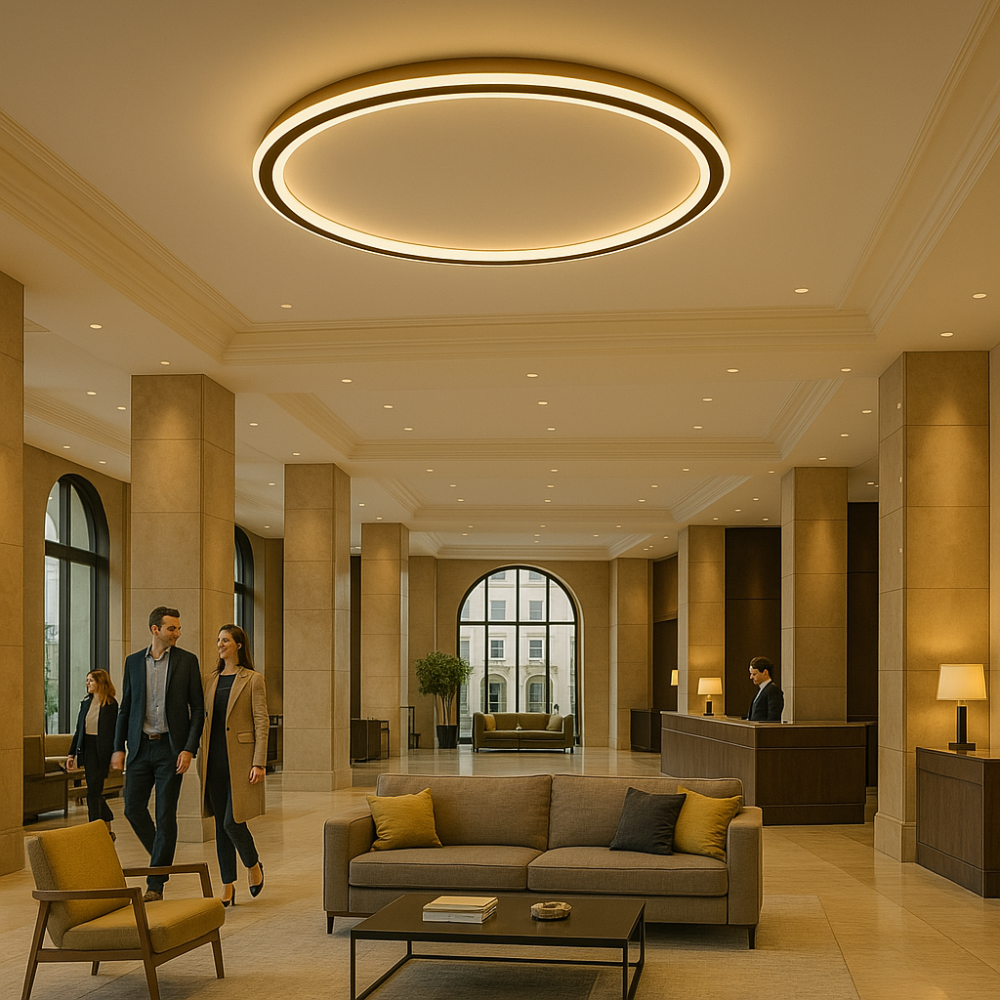 Moderne Scandinavische LED Plafondlamp - Dimbaar, Energiezuinig en Stijlvol voor Woonkamer, Eetkamer en Hal