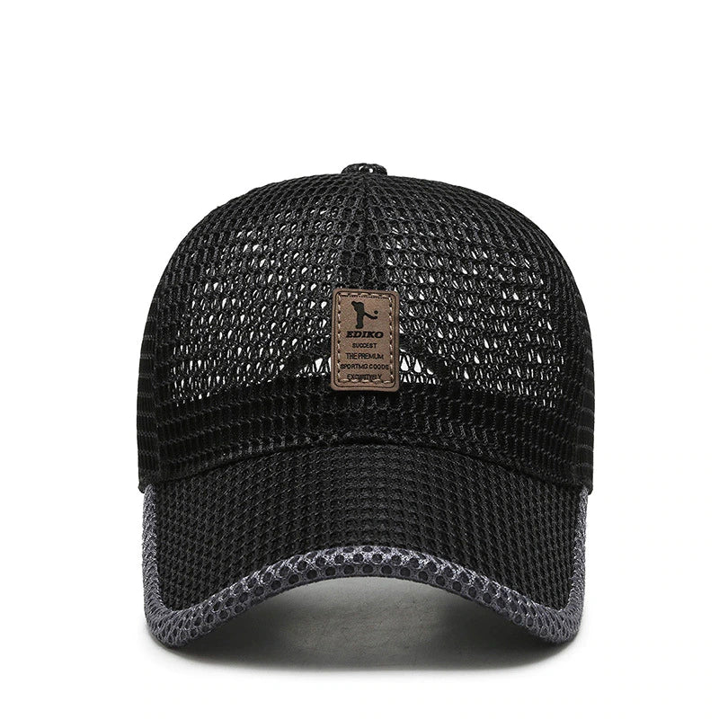 Ademende Zomerpet | Verstelbare Snapback voor Outdooractiviteiten