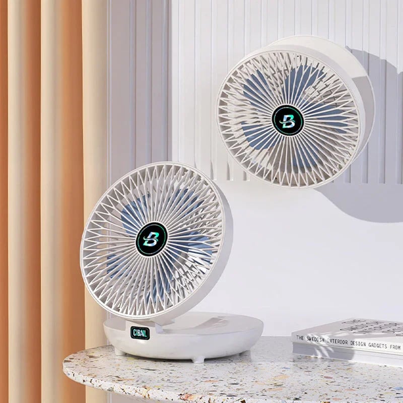Elegante Draagbare Ventilator | Stijlvolle, Opvouwbare Ventilator voor Comfort