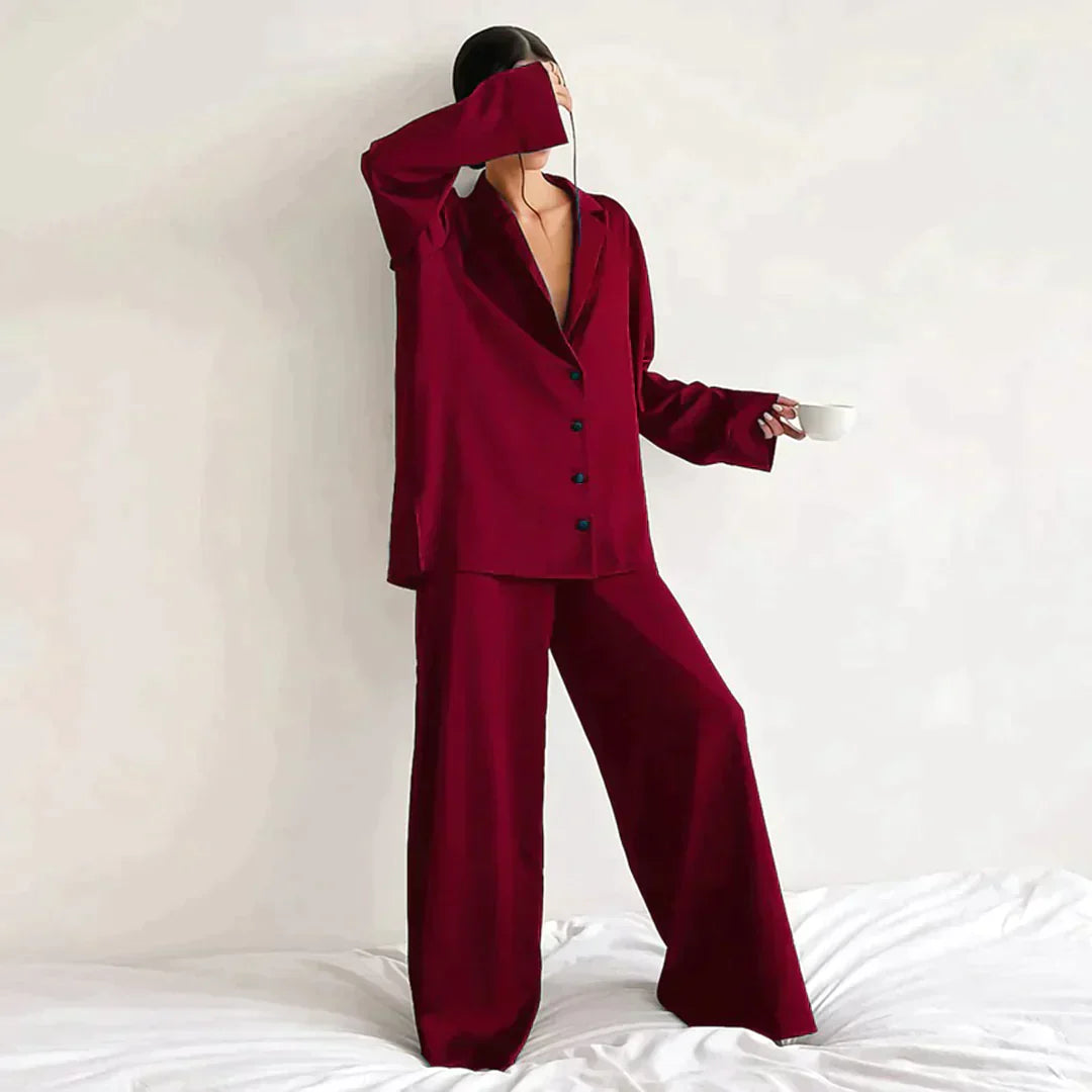 Comfortabele Pyjama Set - Luxe Dames Nachtkleding 2024