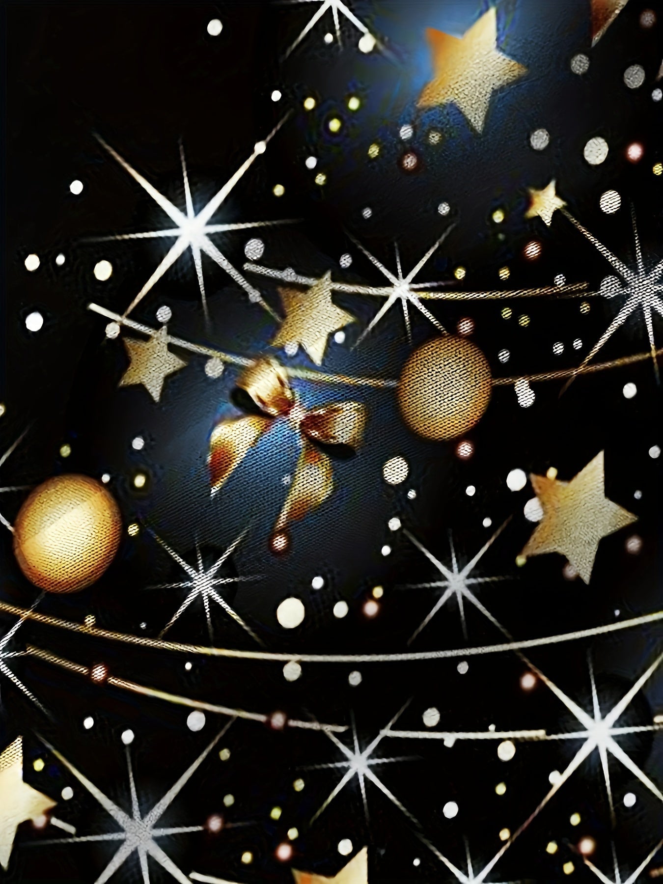 Heren Kerst Overhemd – Feestelijk Shirt met Glitter Boomprint