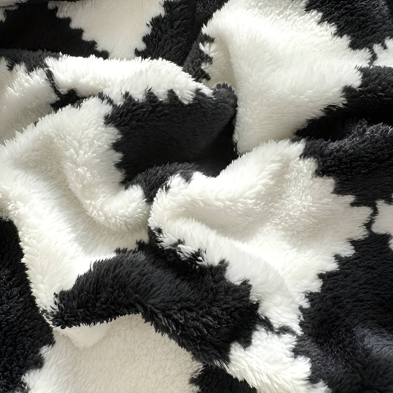 Kuscheldecke van Fleece | Bunt kariert | Perfect voor gezellige avonden en stijlvol interieur-mezamstore.nl
