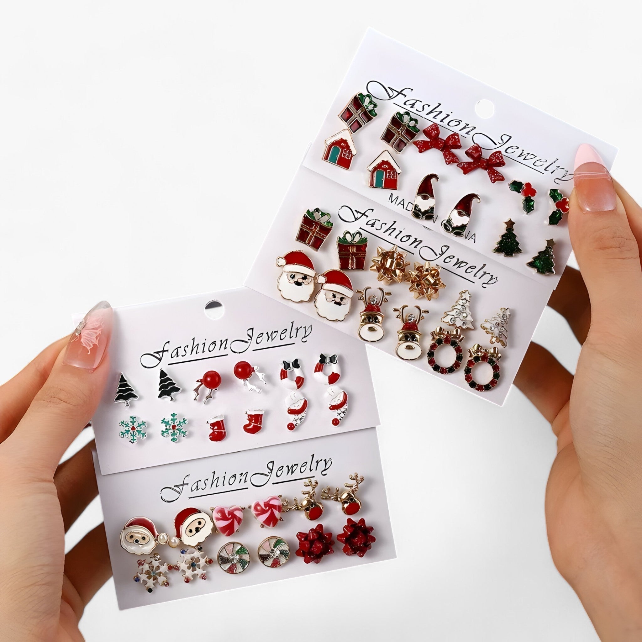 Kerst Oorbellen Set – Feestelijke Dames Sieraden in Diverse Designs