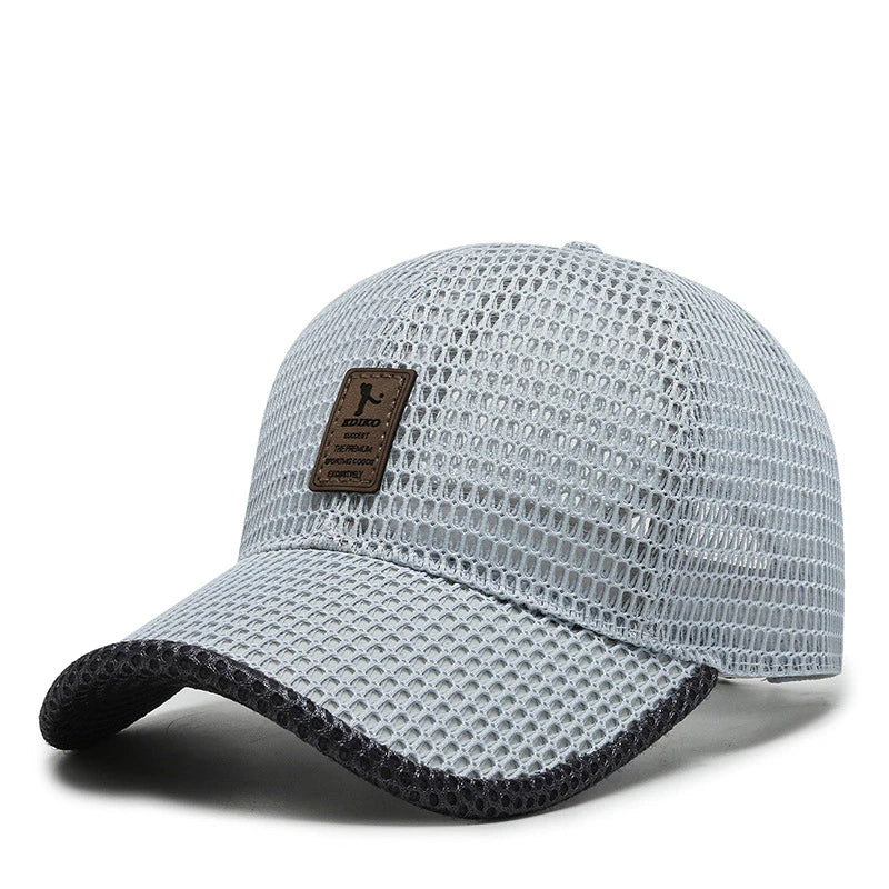 Ademende Zomerpet | Verstelbare Snapback voor Outdooractiviteiten