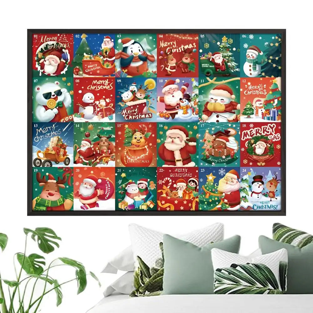 Kerst Puzzel Adventskalender – 1008-Delige Winterdorp Editie
