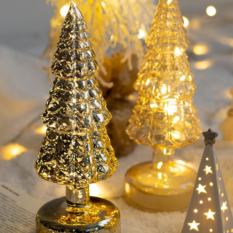 Gouden LED Kerstboom – Warm Licht & Feestelijke Kerstdecoratie