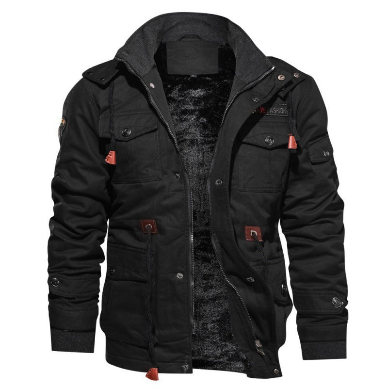 Heren Winterjas met Capuchon – Winddicht, Waterafstotend en Warm