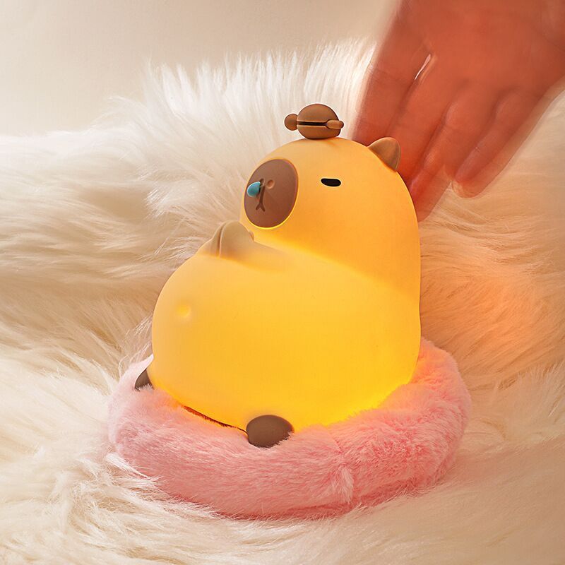 Schattige Hamster Nachtlamp – Warm LED Licht & Knuffelbaar Design