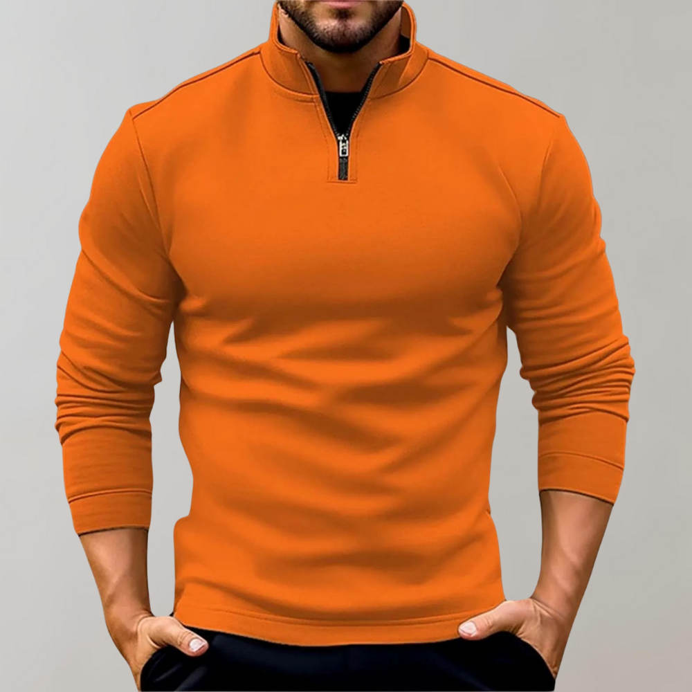 Heren Half-Zip Trui – Comfortabele Lichtgewicht Pullover