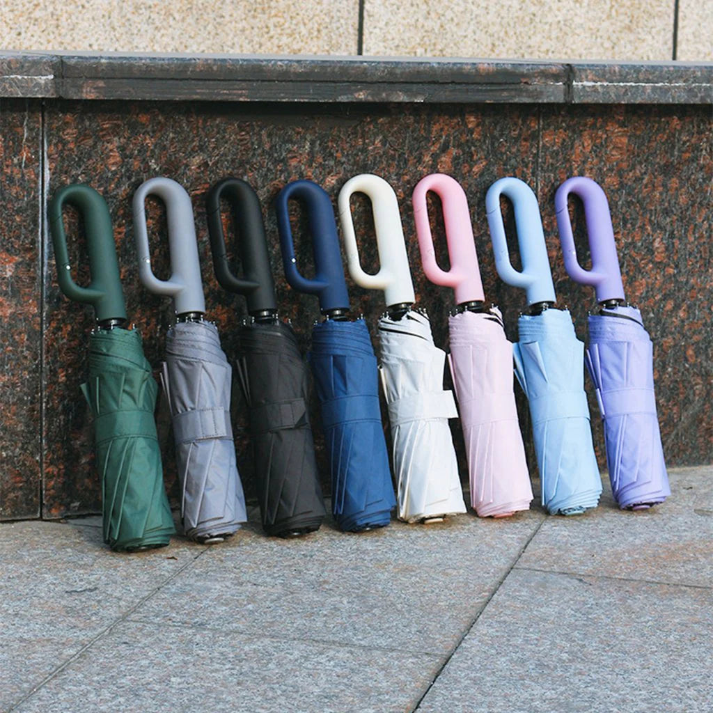 Automatische Opvouwbare Paraplu – Compact & UV-Beschermend Ontwerp