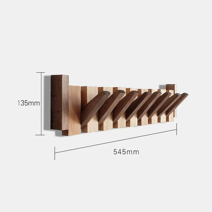 PianoWood Kapstok – Stijlvolle en Ruimtebesparende Houten Kapstok voor Jassen en Accessoires-mezamstore.nl