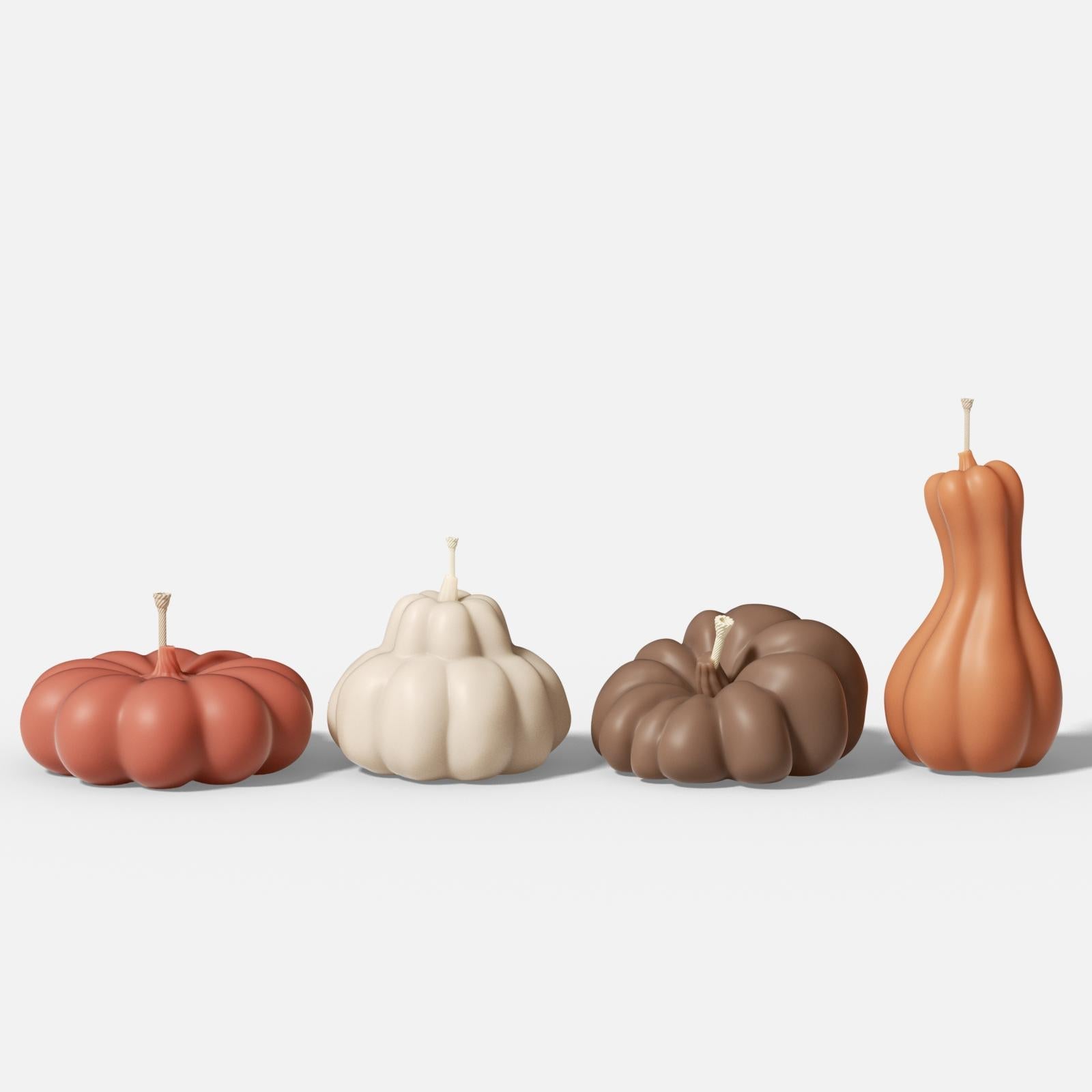 DIY Kaarsenmal Set met Pompoenvormen voor Creatieve Decoratie