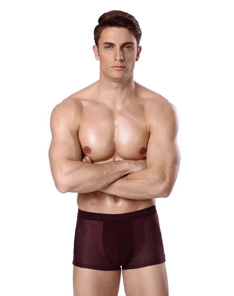 Heren Boxershorts – Naadloze Ademende Onderbroeken in Set