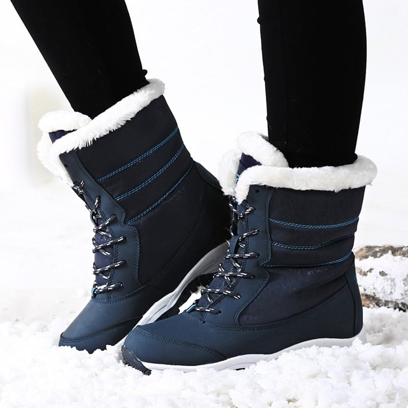 Warme Dames Winterboots met Voering – Comfortabele Gripzool