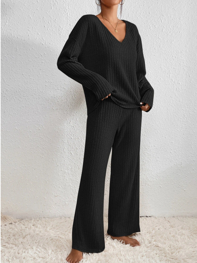 Tweedelige Gebreide Set voor Comfort en Stijl