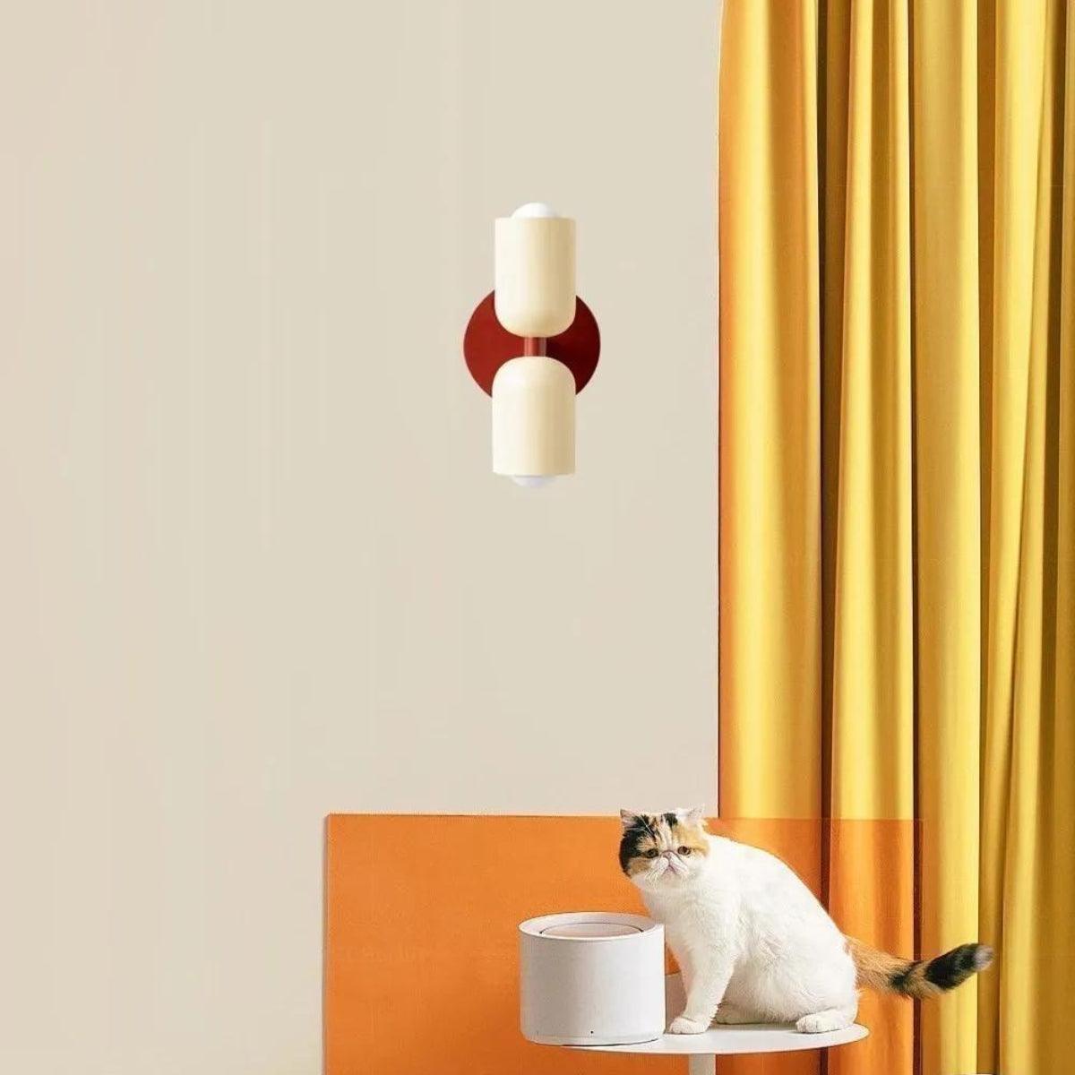 Dubbele Wandlamp in Scandinavische Stijl Glas
