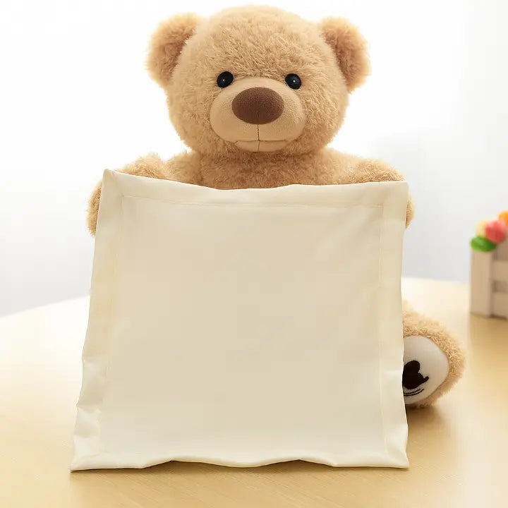 Knuffelbeer met Kussenhoes – Zacht & Decoratief Design