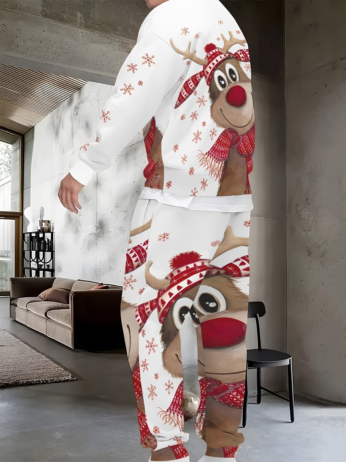 Unisex Kerst Joggingpak – Comfortabele Hoodie & Broek Set