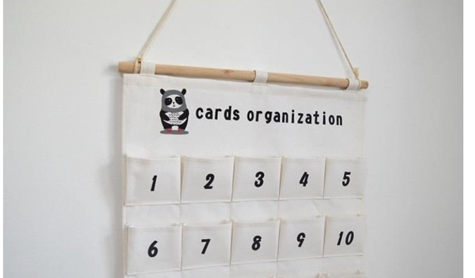 Hangende Adventskalender met 25 Vakjes – Neutrale Kaartenorganizer