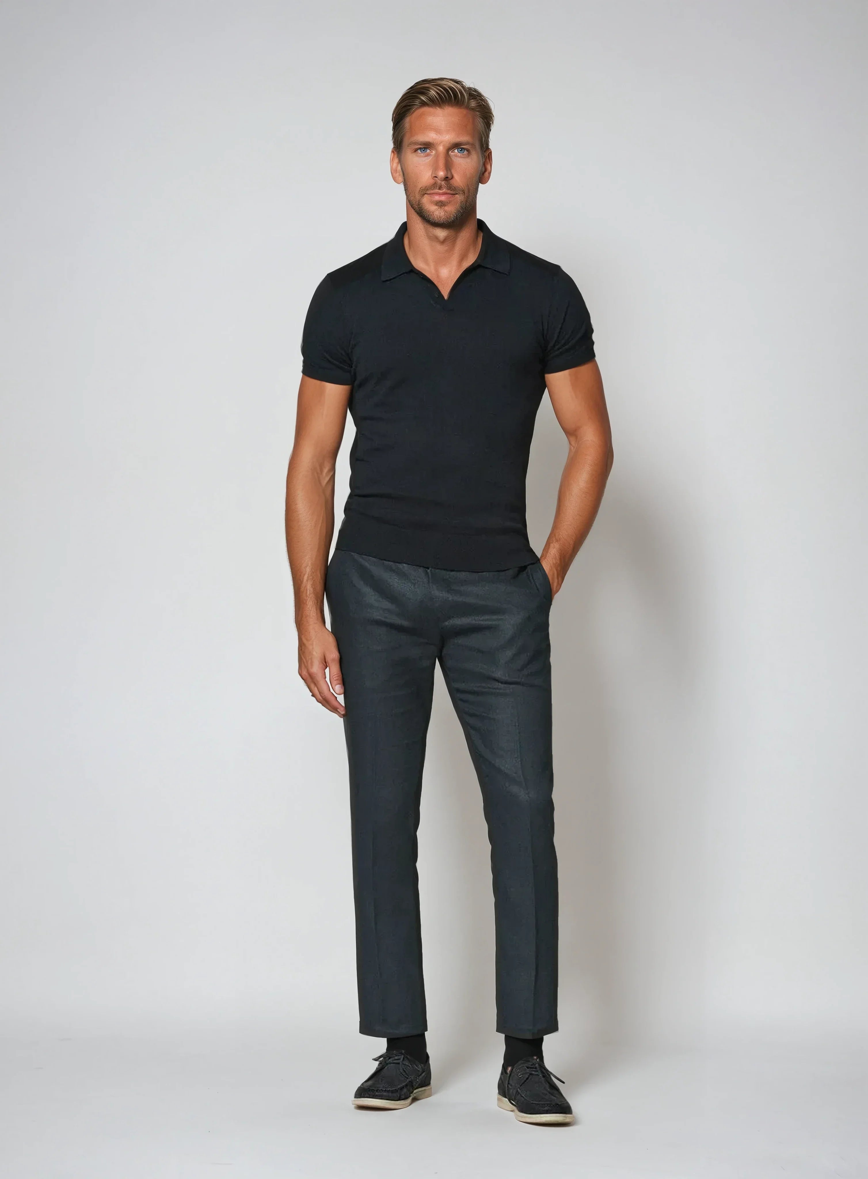 Heren Luxe Polo – Comfortabele Zomer Polo met Korte Mouwen