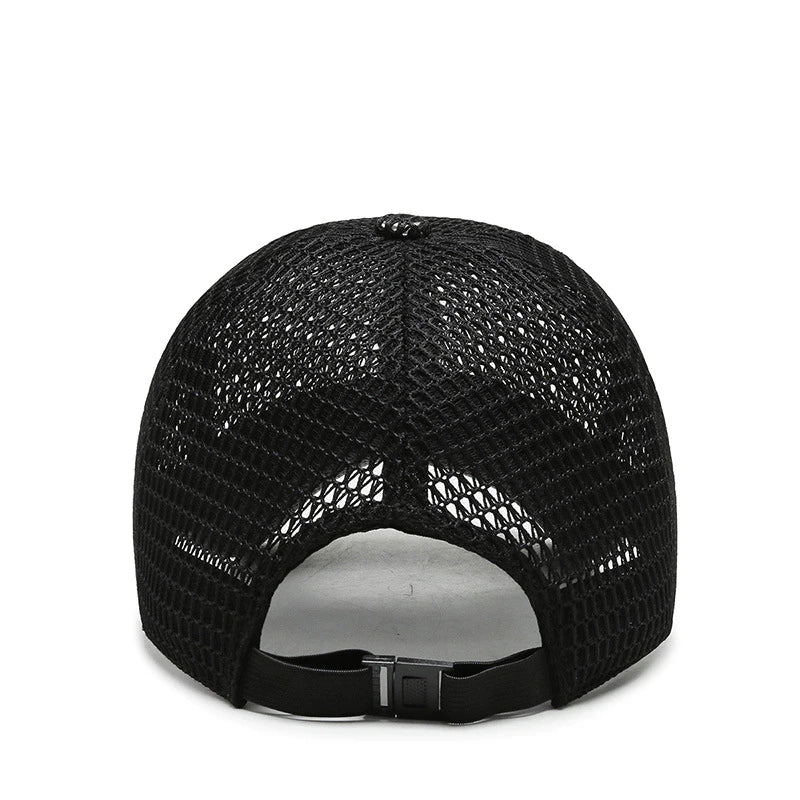 Ademende Zomerpet | Verstelbare Snapback voor Outdooractiviteiten