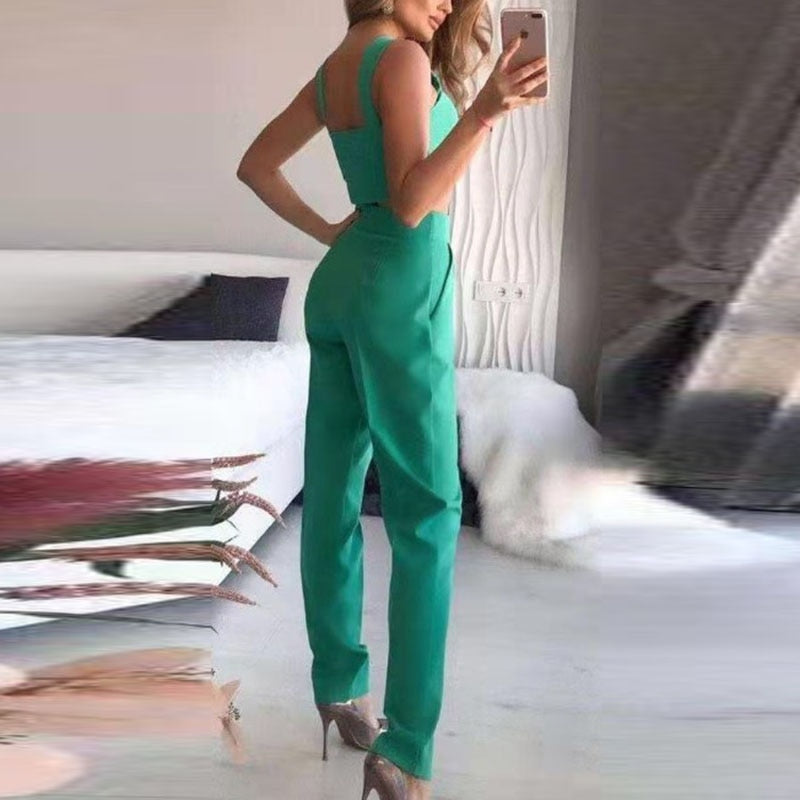 Dames 3-Delig Blazerpak – Blazer, Broek en Top – Zakelijk en Elegant