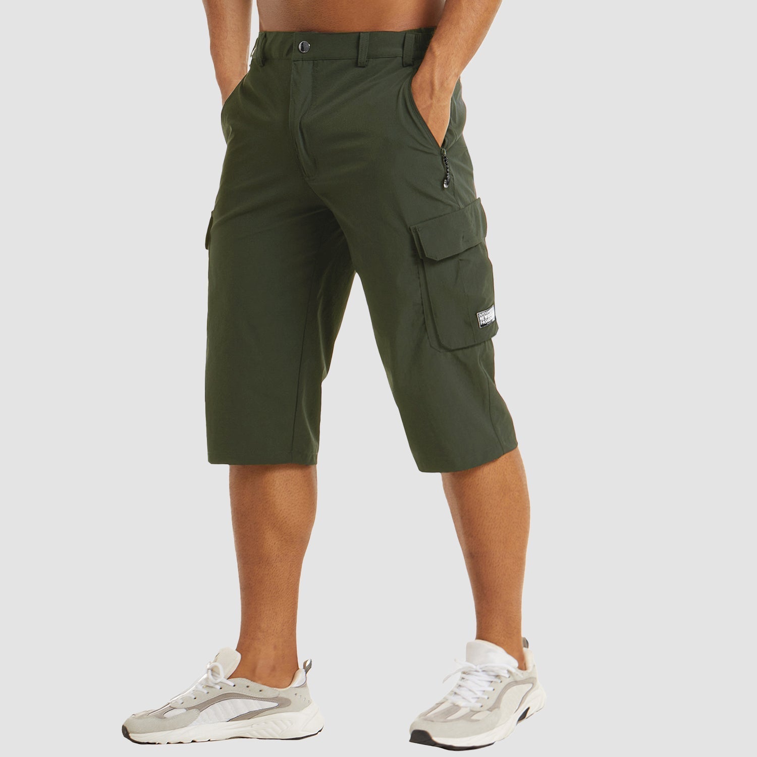 Functionele Heren Cargo Shorts met Meerdere Zakken