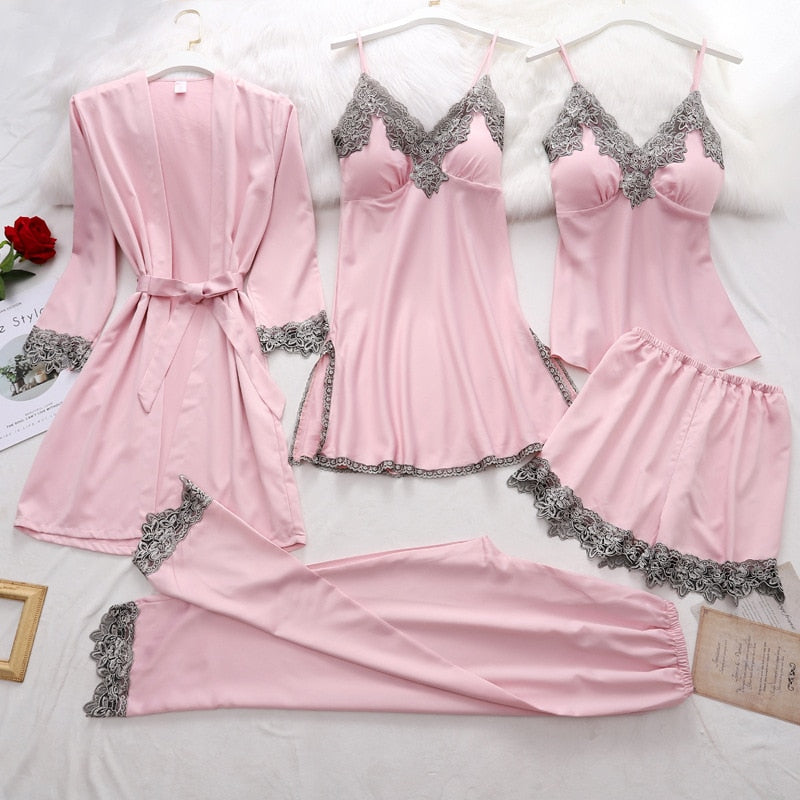 Luxe Zijde Pyjama Set voor Gevoelige Huid