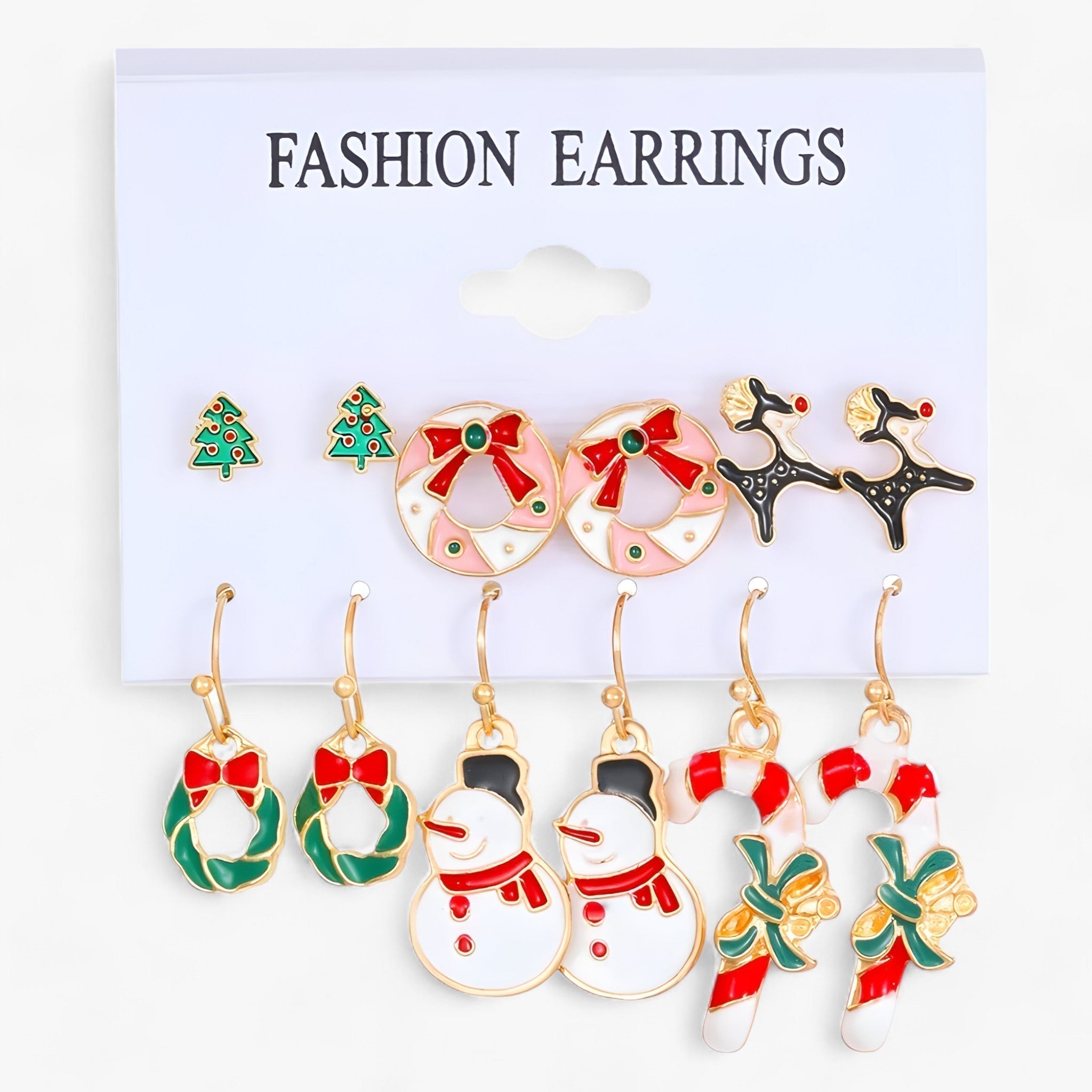 Kerst Oorbellen Set – Feestelijke Dames Sieraden in Diverse Designs