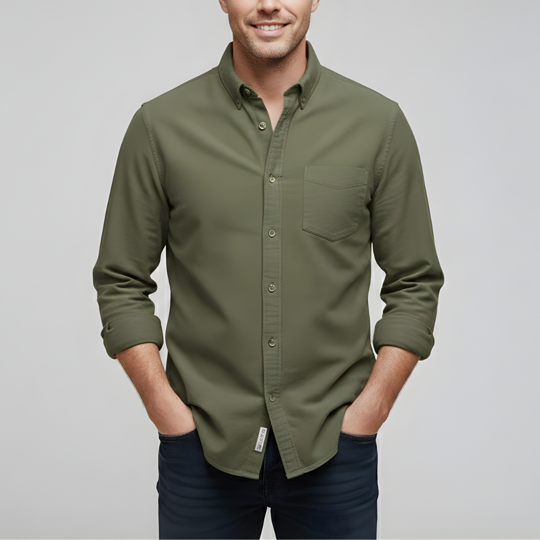 Heren Overhemd Klassiek Regular Fit – Casual & Zakelijk