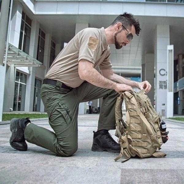 Outdoor Broek Met Zakken Ergonomische Pasvorm Heren Casual