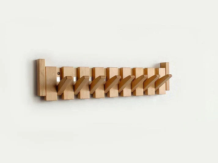 PianoWood Kapstok – Stijlvolle en Ruimtebesparende Houten Kapstok voor Jassen en Accessoires-mezamstore.nl