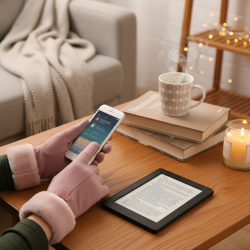 Warme Waterdichte Winterhandschoenen – Touchscreen, Fleece Gevoerd voor Dames